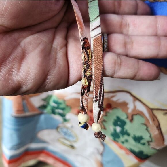 Antonio Melani Raffaella Key Hole Tie Neck Long Sleeve Belted Mini Dress Size XS - Picture 10 of 13